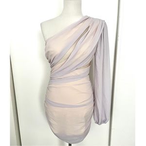 Michael Costello x Revolve One Shoulder Dress